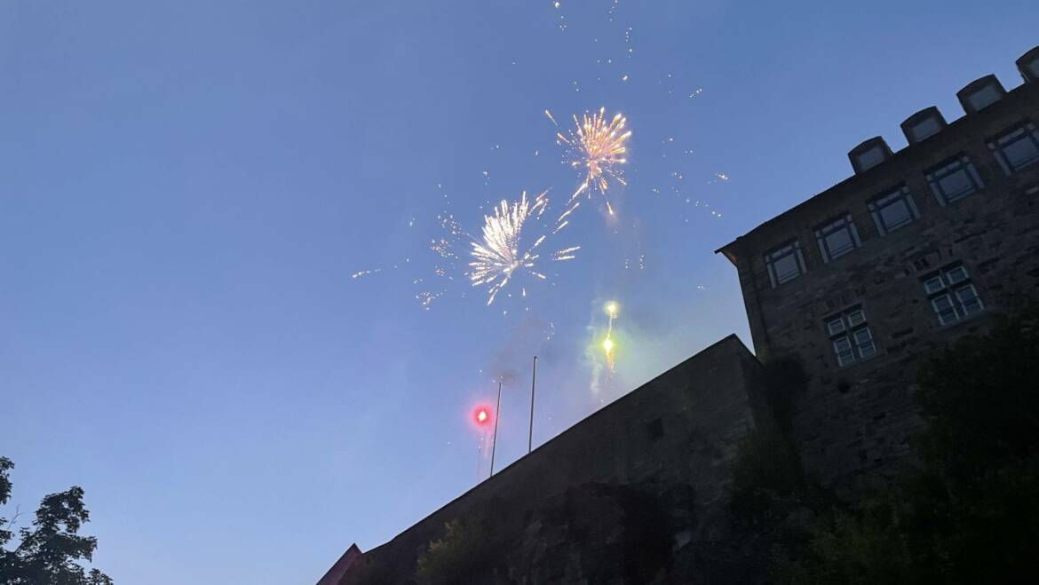 Brandsicherheitsdienst Feuerwerk Schloss Waldeck