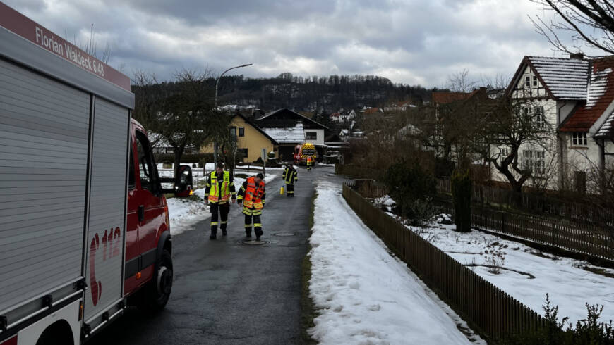 Ölspur auf Verkehrsfläche