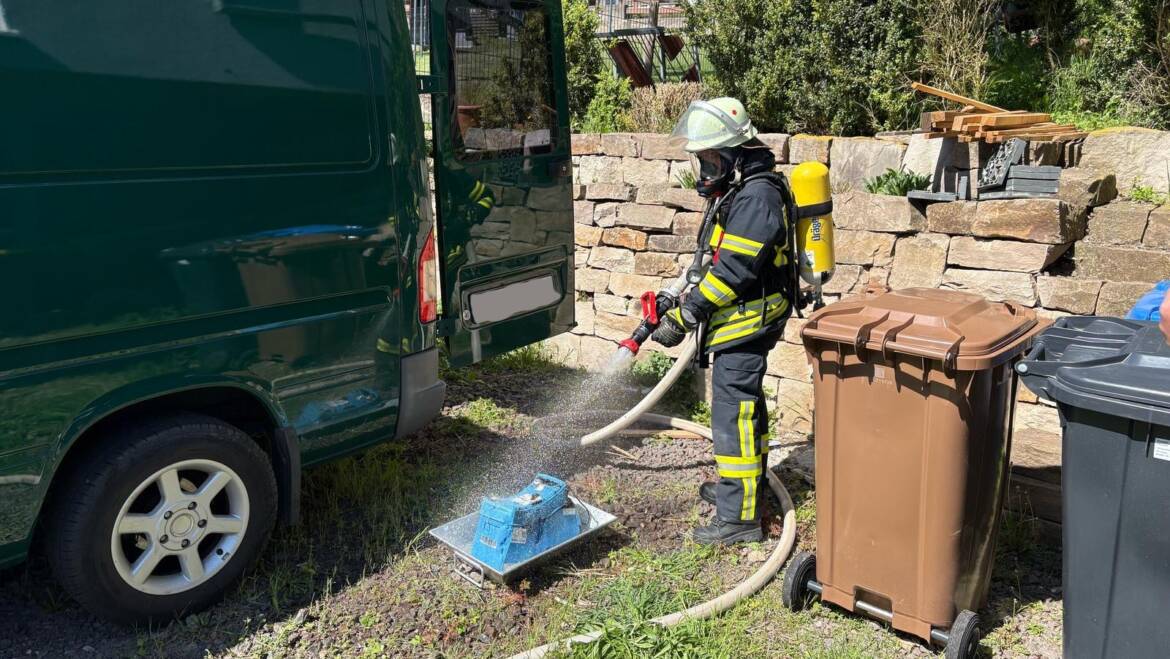 Brennt Batterie in Wohnmobil