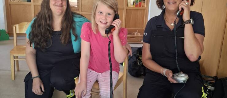 Brandschutzerziehung im Kindergarten Freienhagen