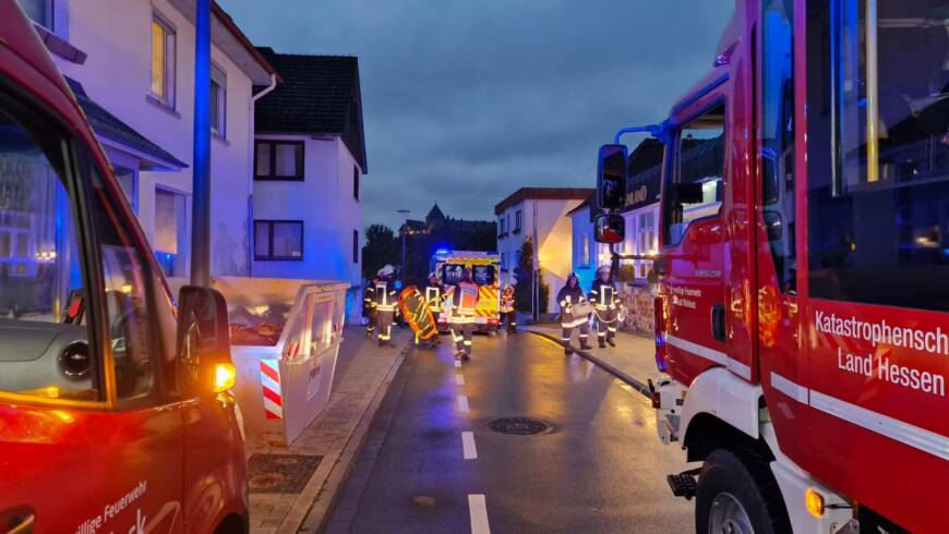 Menschenrettung aus Gebäude