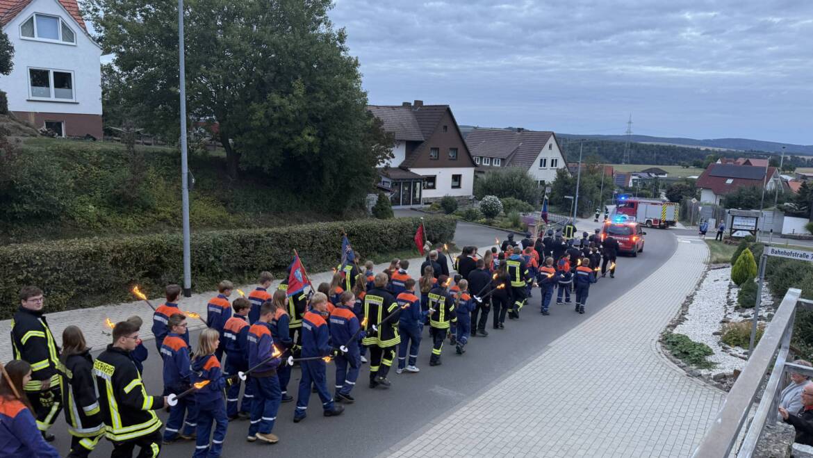 Verkehrsabsicherung Fackelzug Stadtzeltlager
