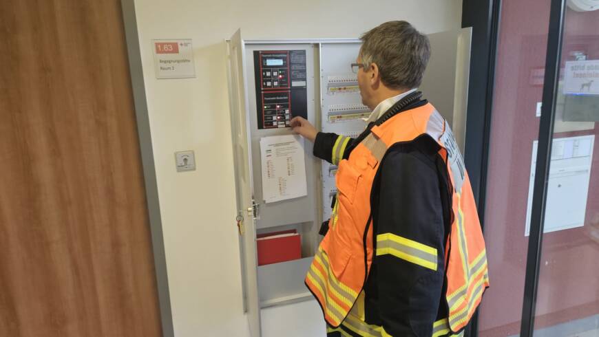 Auslösung Brandmeldeanlage durch Verpuffung