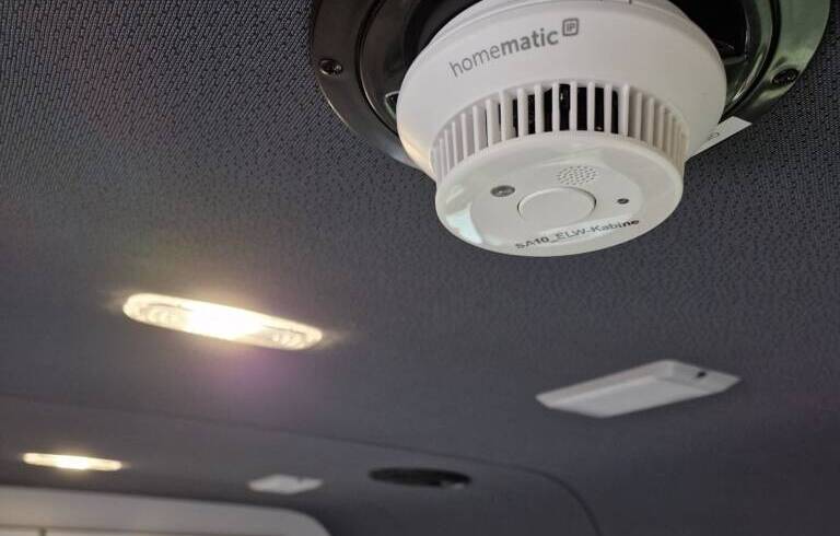 Ausgelöster Heimrauchmelder – Brandgeruch wahrnehmbar