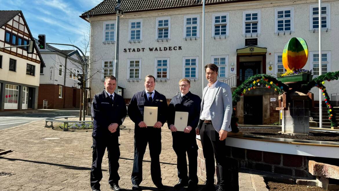 Wehrführung aus Waldeck ernannt und befördert