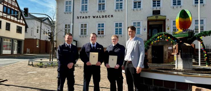 Wehrführung aus Waldeck ernannt und befördert