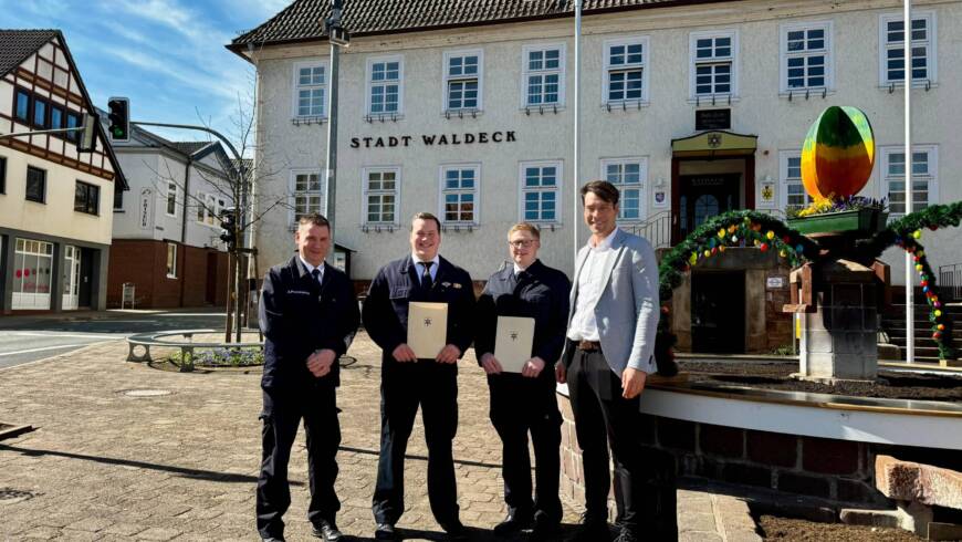 Wehrführung aus Waldeck ernannt und befördert
