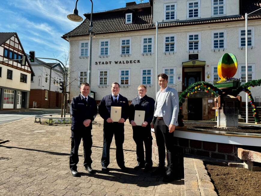 Wehrführung aus Waldeck ernannt und befördert
