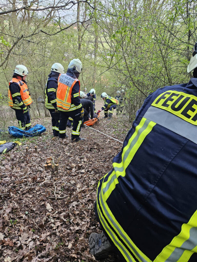 Tier in Not: Pferd nach Sturz aus unwegsamem Gelände gerettet
