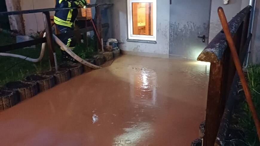 5 Unwetterlagen in Alraft u. Sachsenhausen