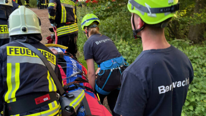 Gemeinsamer Übungsdienst am GreenTrail in Nieder-Werbe