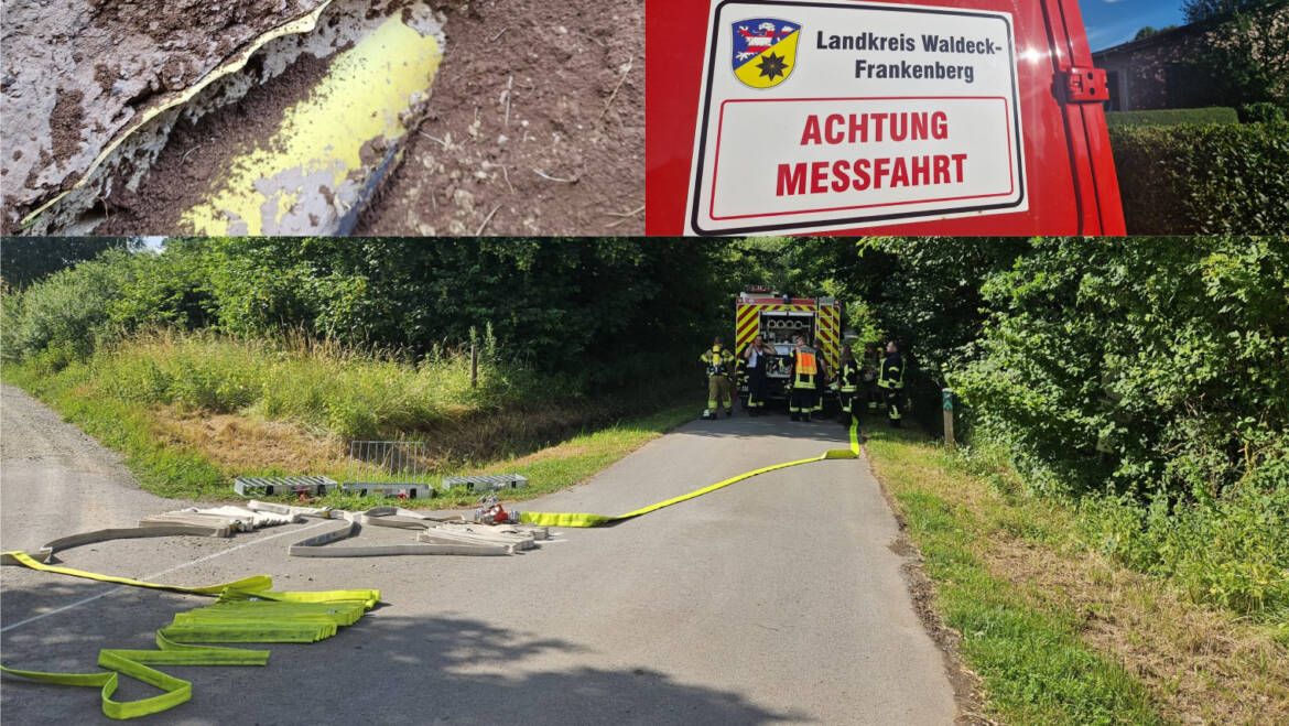 Gasaustritt aus Hauptleitung