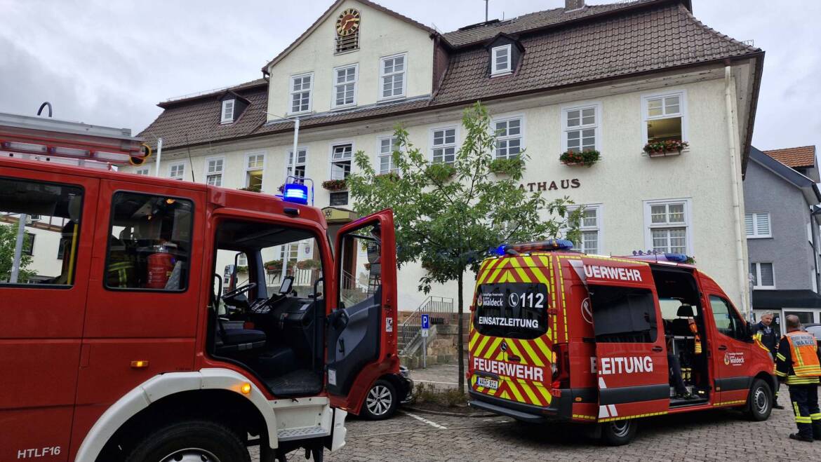 Auslösung Brandmeldeanlage Rathaus